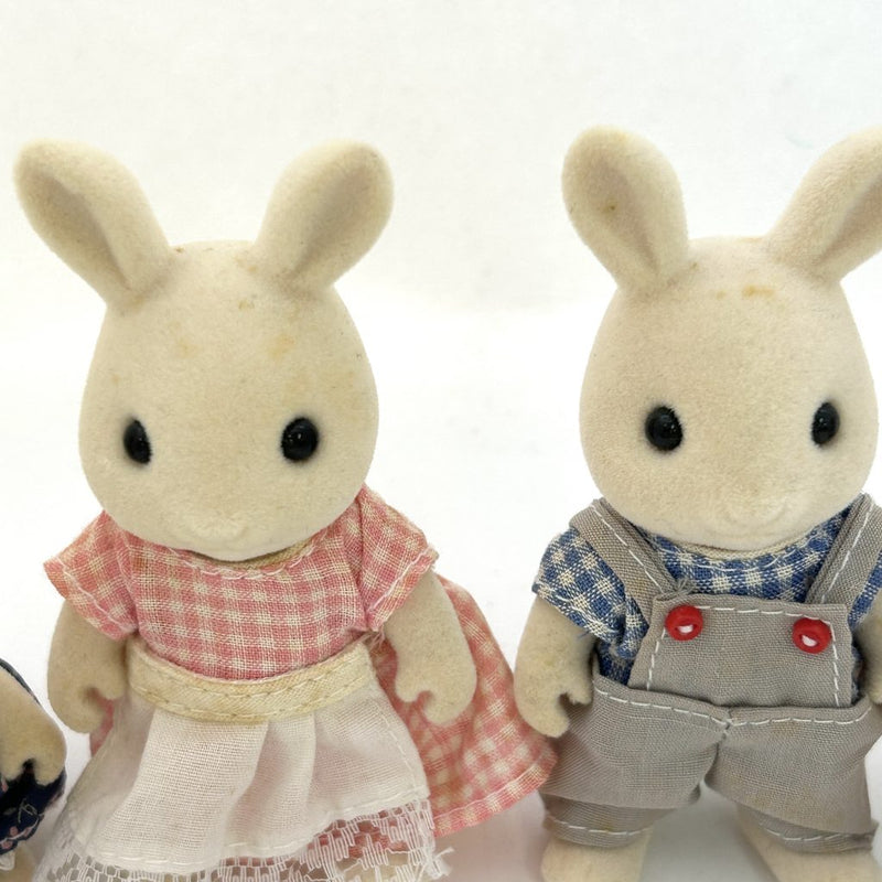 [Used] WHITE RABBIT FAMILY Epoch Japan Sylvanian Families