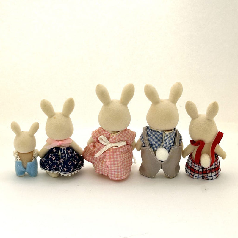 [Used] WHITE RABBIT FAMILY Epoch Japan Sylvanian Families