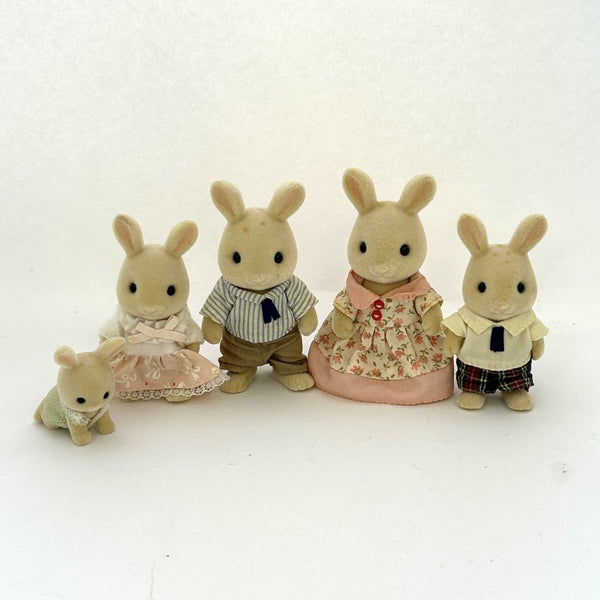 [Used] MILK RABBIT FAMILY Epoch Japan Sylvanian Families