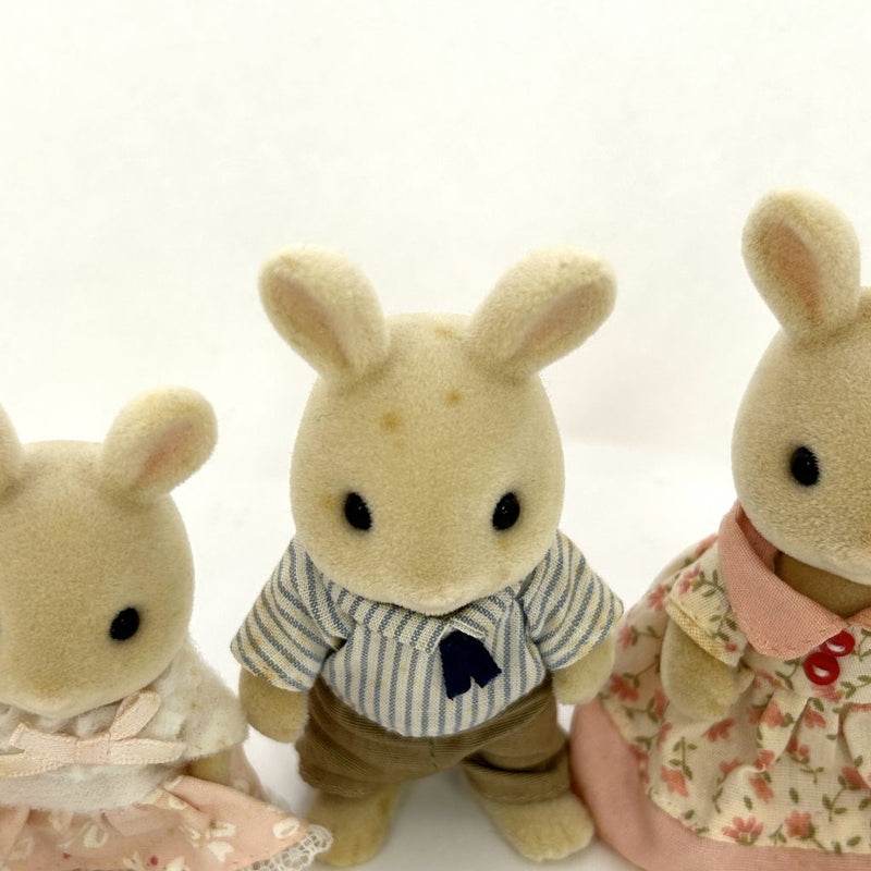 [Used] MILK RABBIT FAMILY Epoch Japan Sylvanian Families