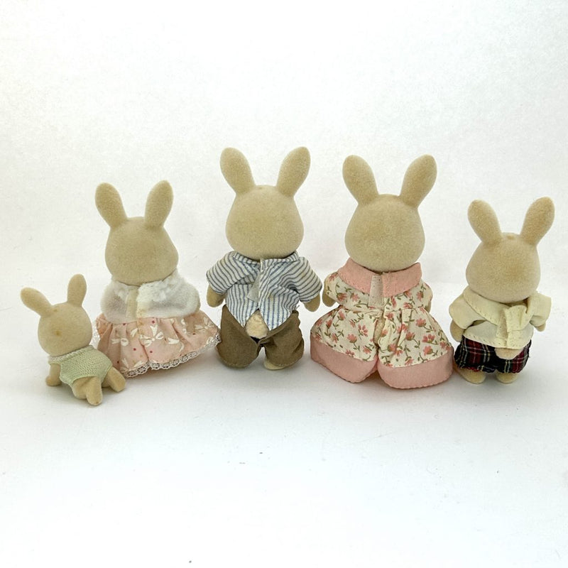 [Used] MILK RABBIT FAMILY Epoch Japan Sylvanian Families