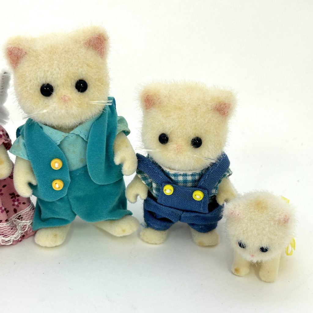 [Utilisé] FAMILLE DE CHATS PERSANS Époque Japon Sylvanian Families