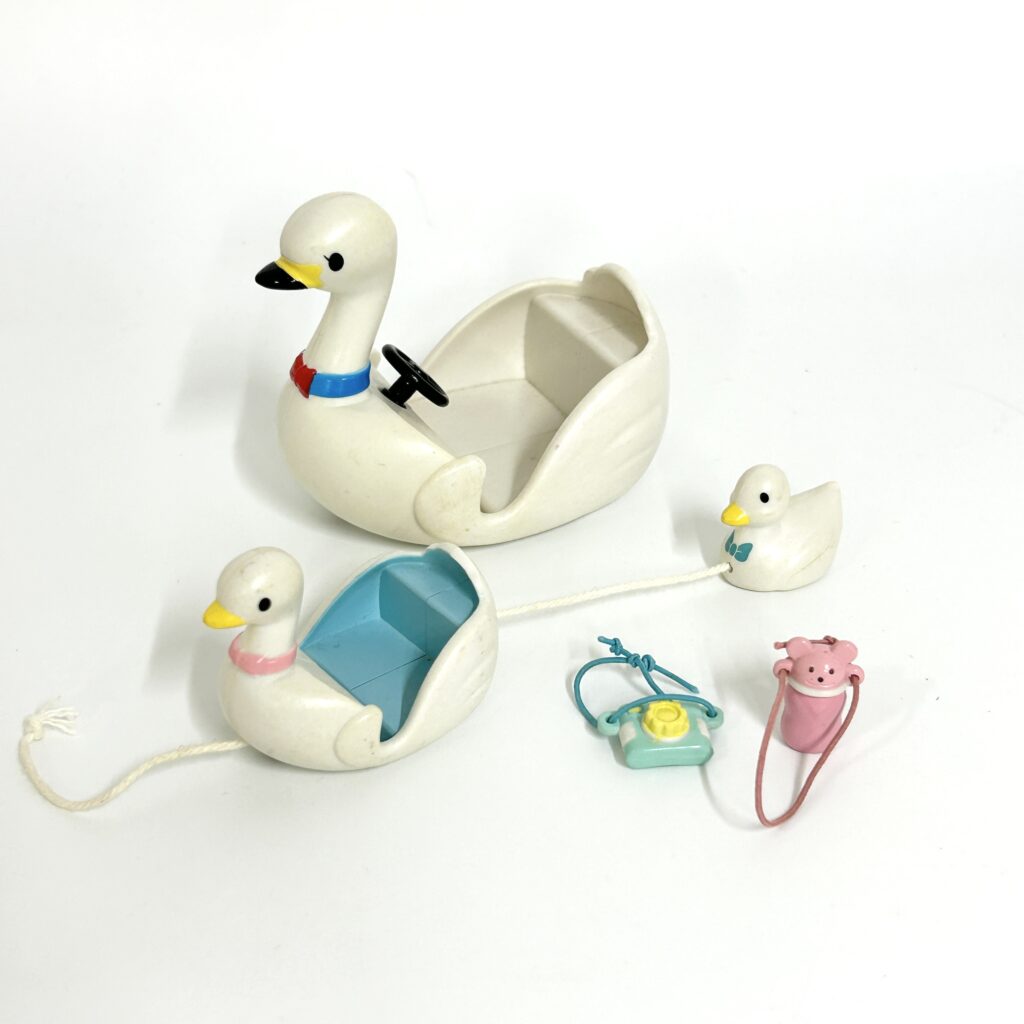 [used] Swan Boat Set 5046 Sylvanian Families Calico Critters