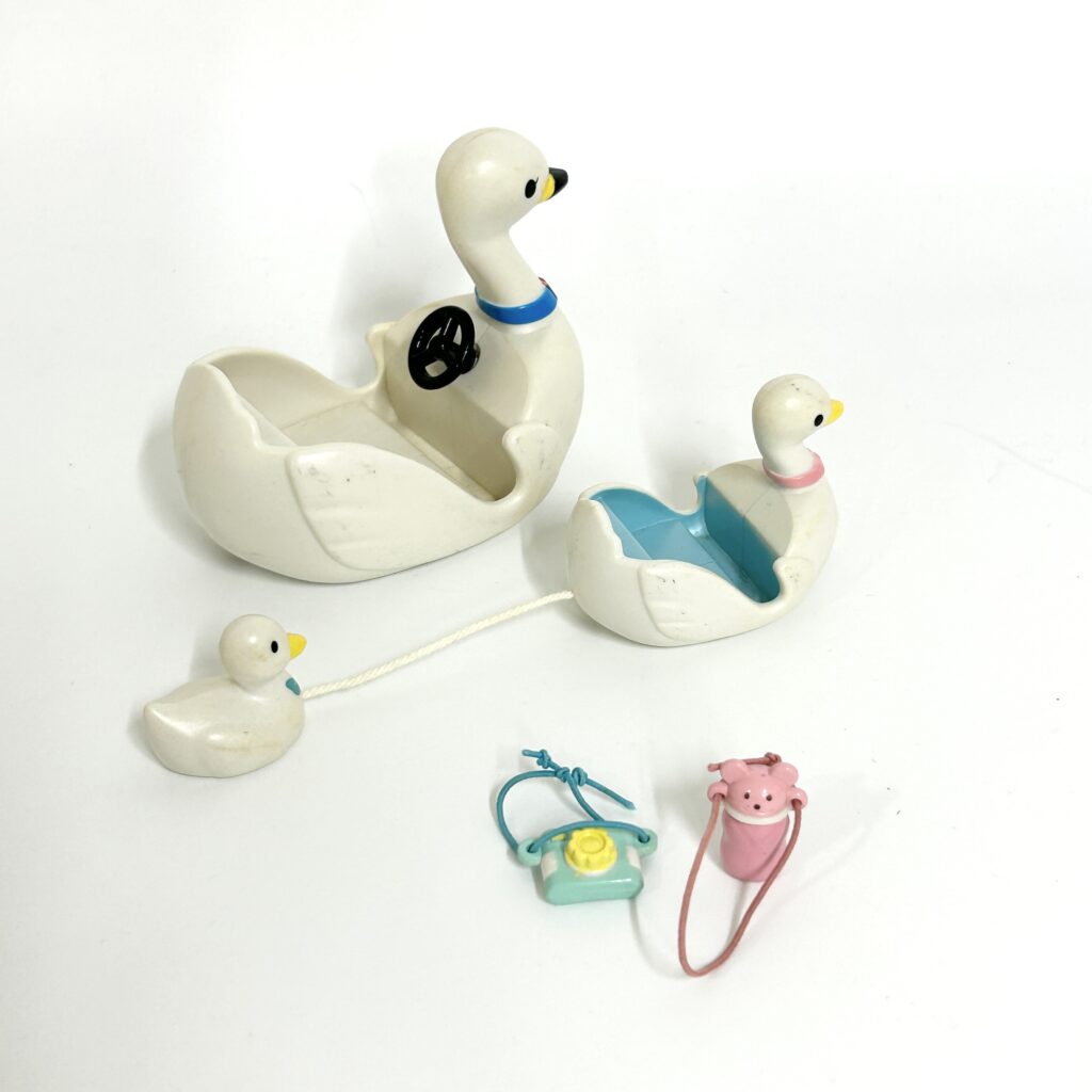 [used] Swan Boat Set 5046 Sylvanian Families Calico Critters