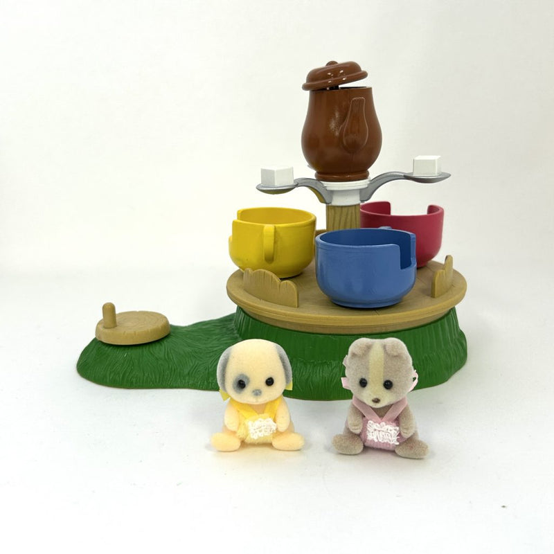 [Used] BABY TEA CUPS RIDE Flair Epoch Japan Sylvanian Families