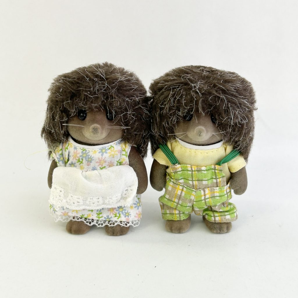 [used] Hedgehog Mother Father Sylvanian Families Calico Critters
