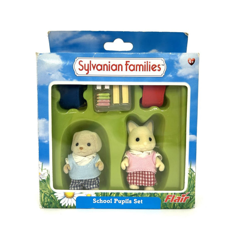 [Used] Dolls SCHOOL PUPILS SET Epoch UK 4546 Sylvanian Families