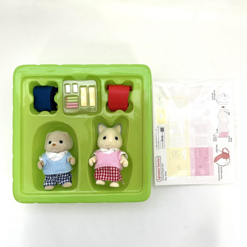 [Used] Dolls SCHOOL PUPILS SET Epoch UK 4546 Sylvanian Families