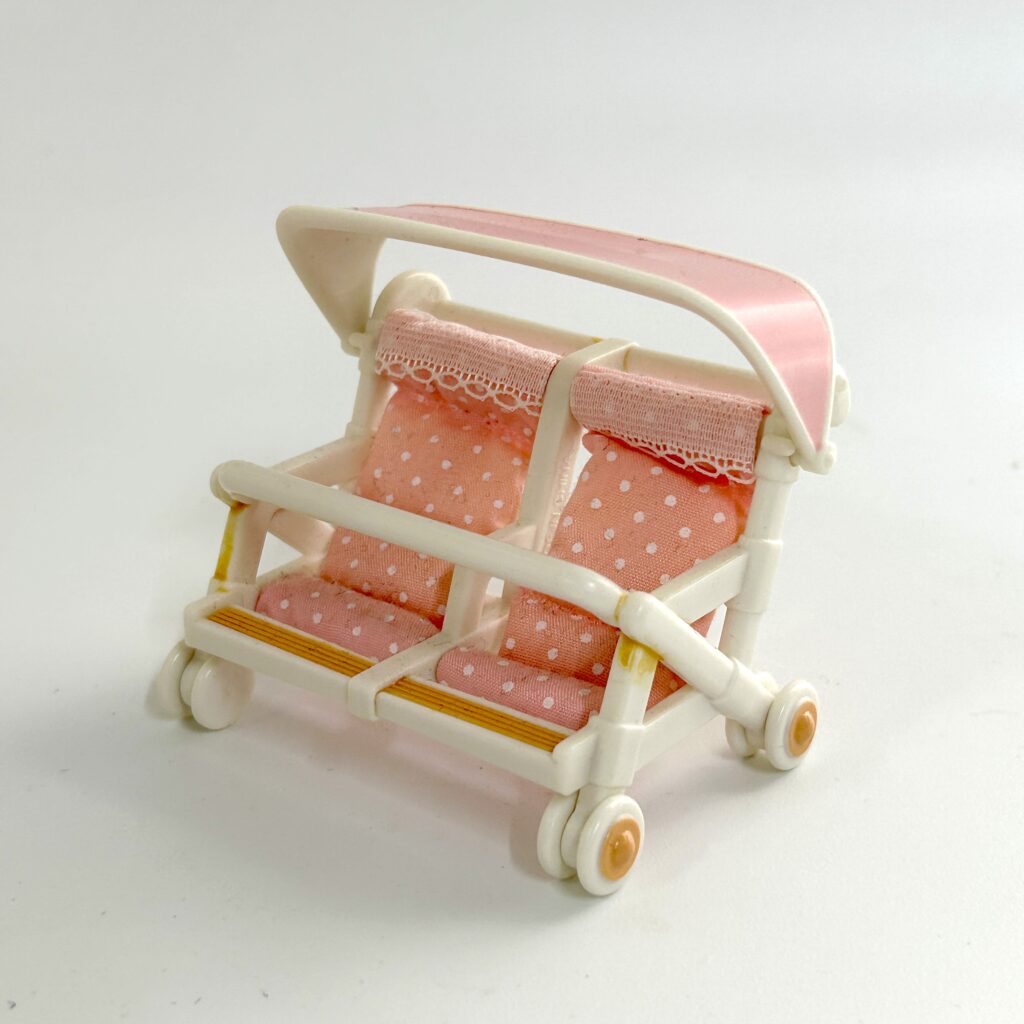 [used] Double Baby Baggy Pushchair KA-214 Sylvanian Families Calico Critters