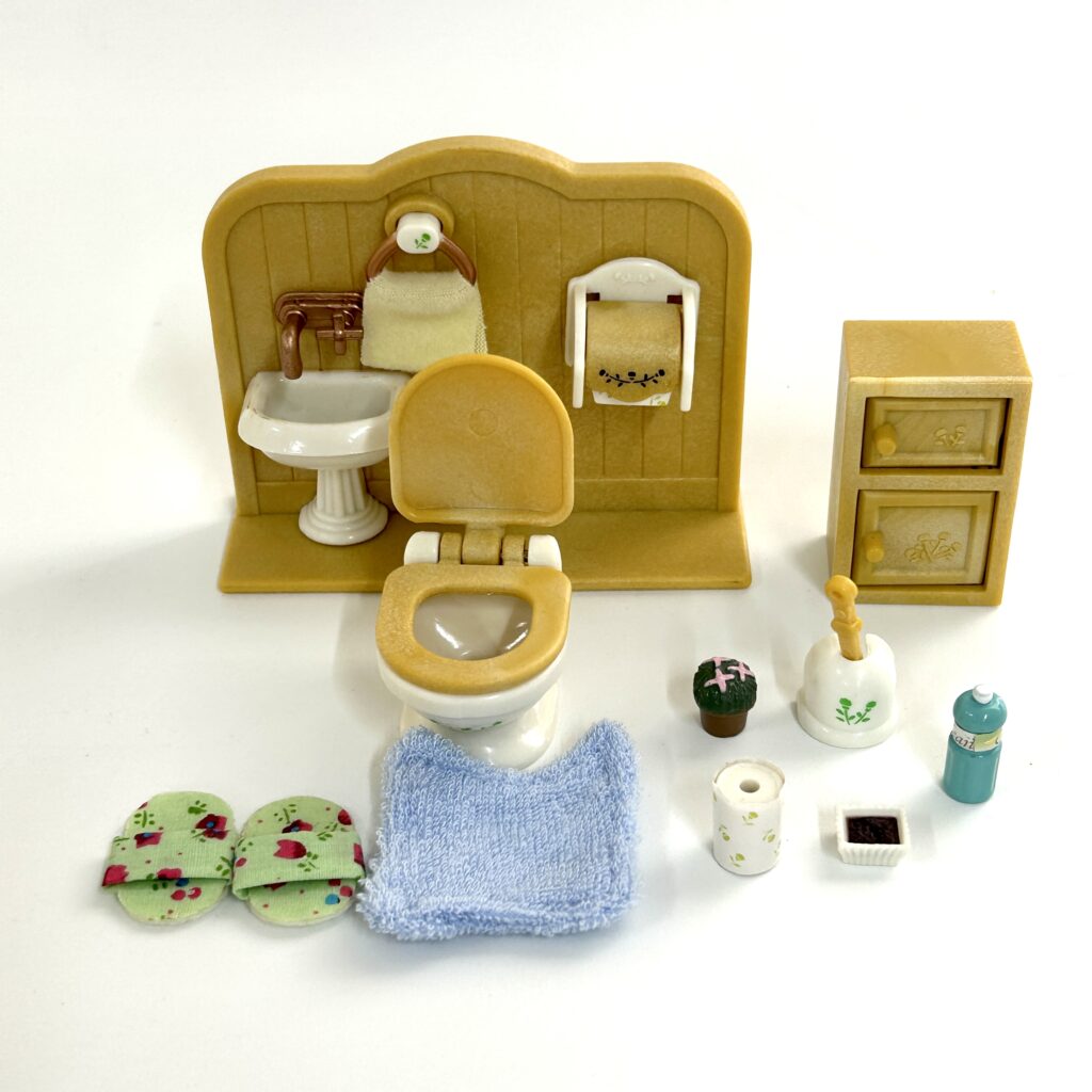 [used] Toilet Set KA-606 Sylvanian Families Calico Critters