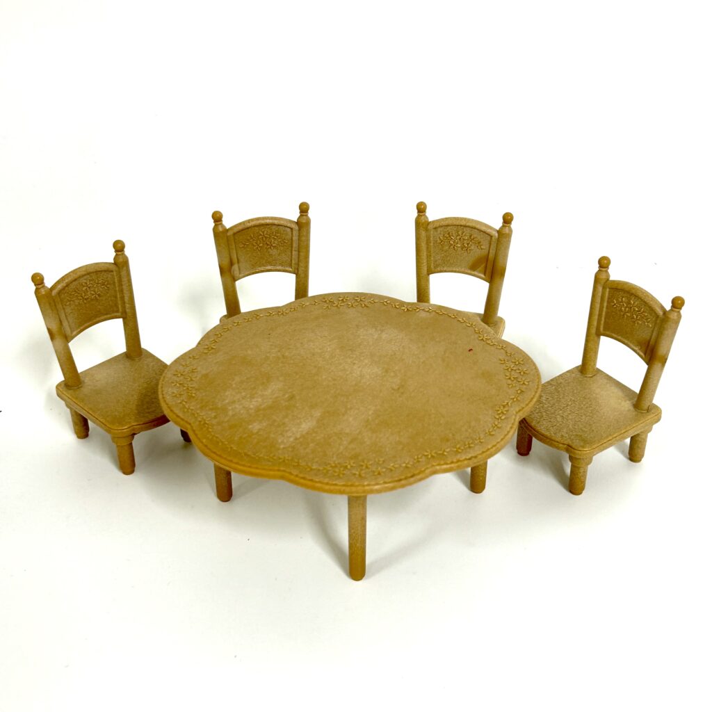 [used] Dining Table Set Sylvanian Families Calico Critters