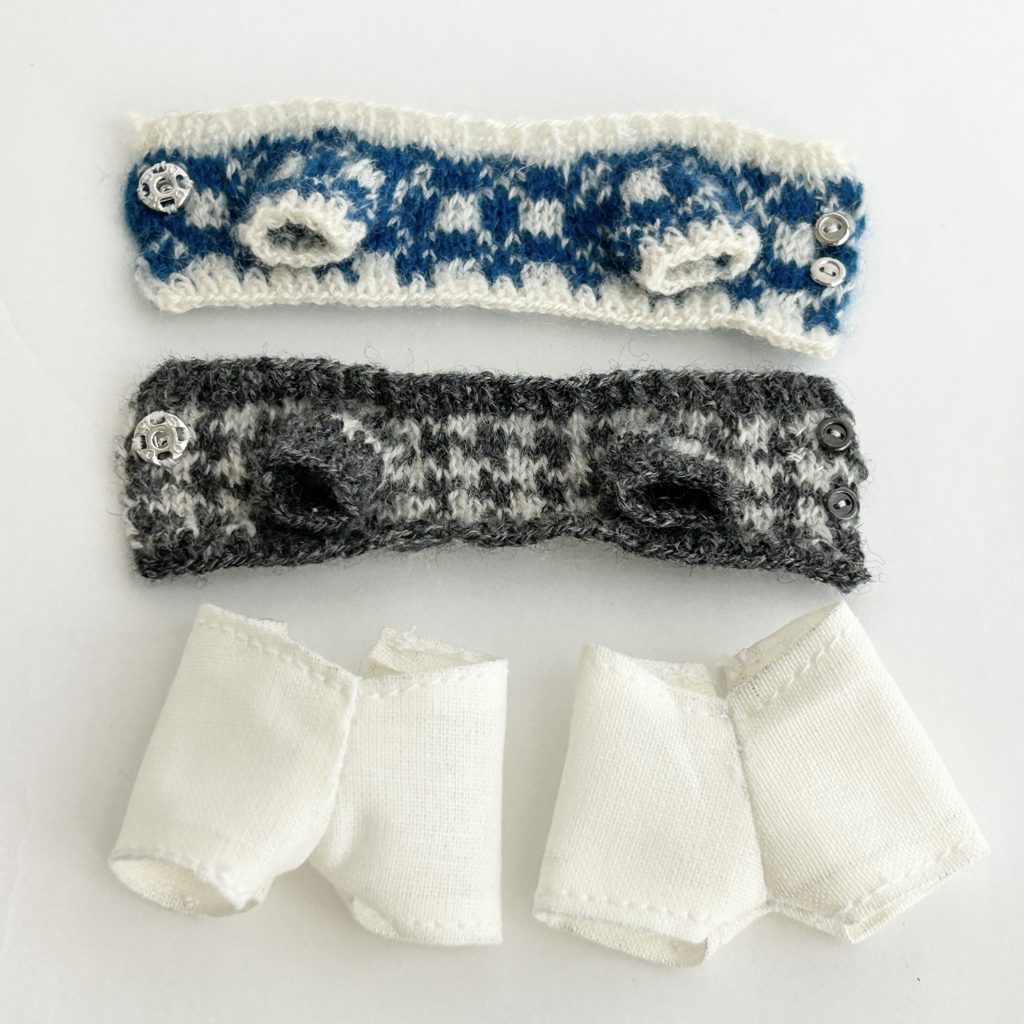 Cardigans Houndstooth and Check Pattern Handmade