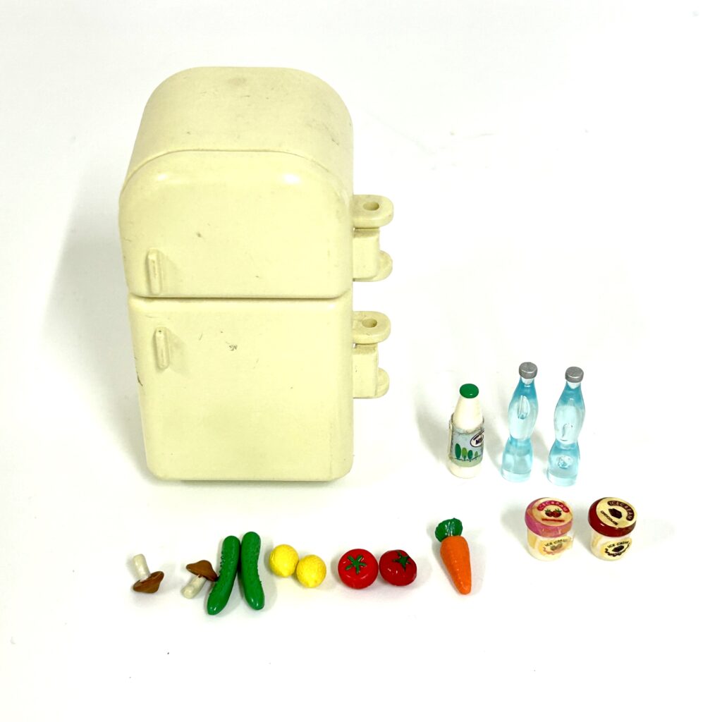 [used] Refridgerator Set Sylvanian Families Calico Critters