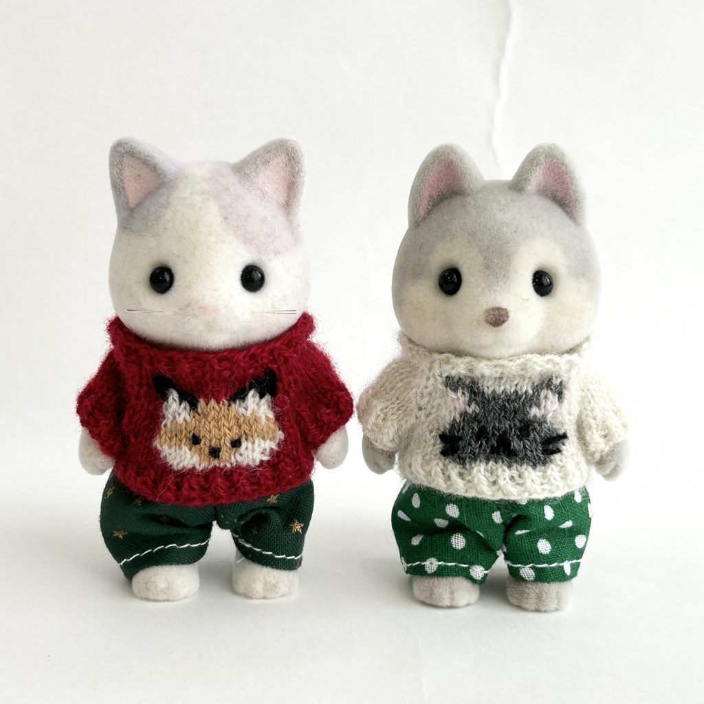 Animal Sweater Set Fait Main