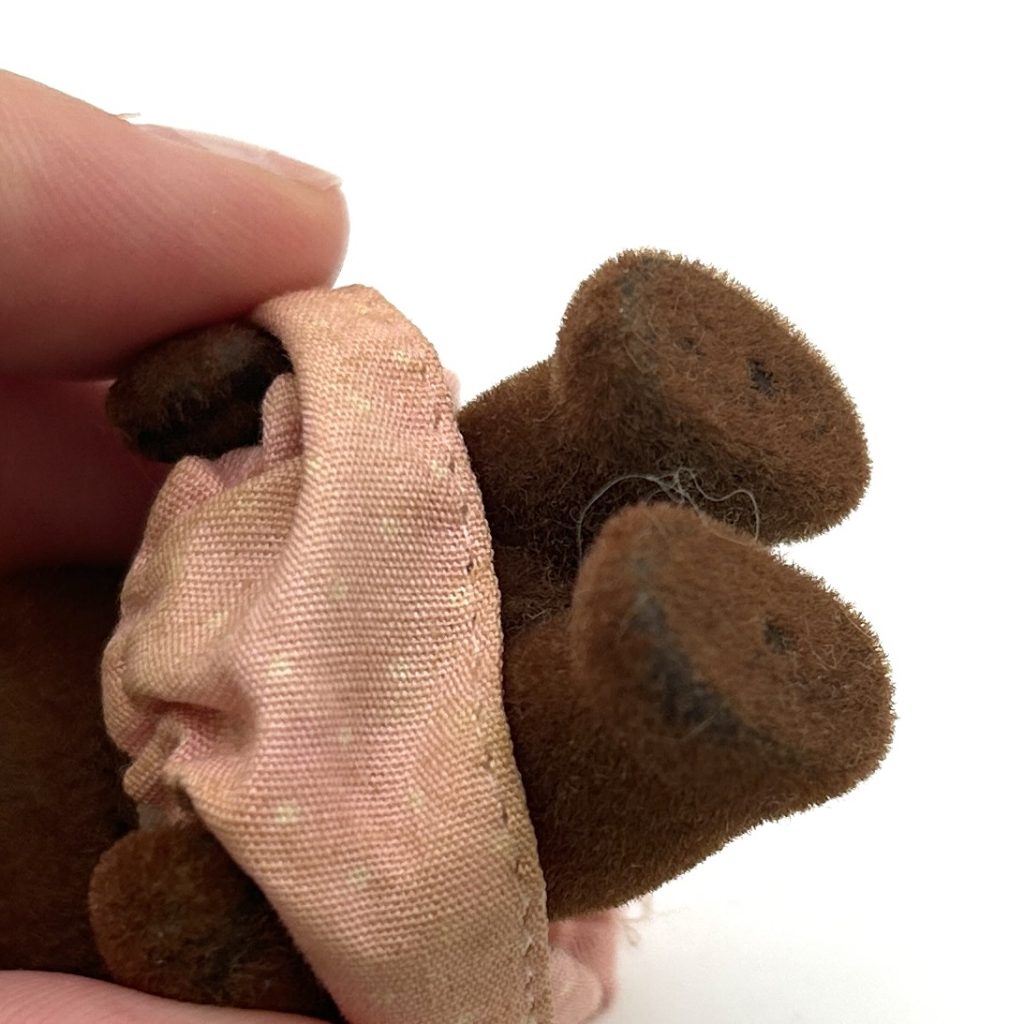 [Used] BROWN BEAR BOY AND GIRL Epoch Japan Sylvanian Families