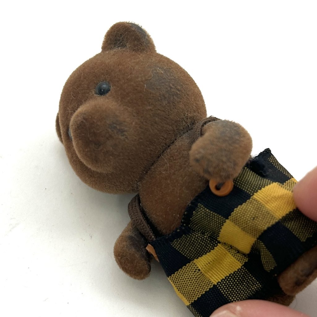 [Used] BROWN BEAR BOY AND GIRL Epoch Japan Sylvanian Families