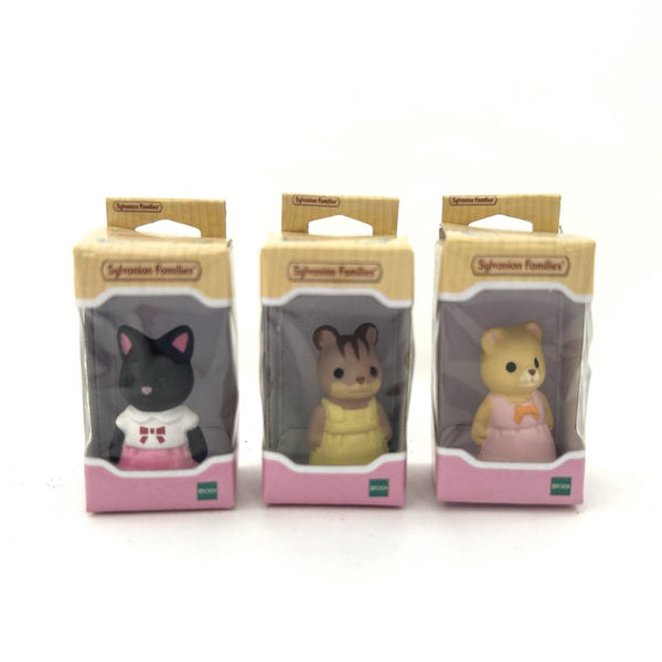 CAPSULE TOY MINIATURE FIGURE COLLECTION CAT SQUIRREL BEAR  Sylvanian Families