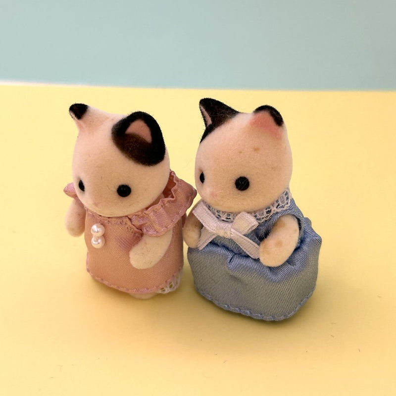 [Used] CHAROAL CAT FAMILY Epoch Japan Sylvanian Families