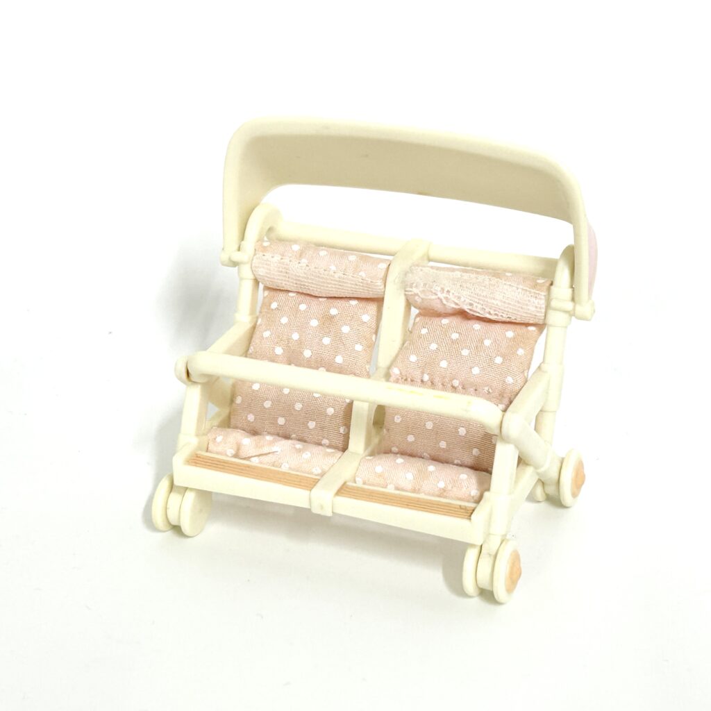 [used] Double Baby Baggy Pushchair KA-214 Sylvanian Families Calico Critters