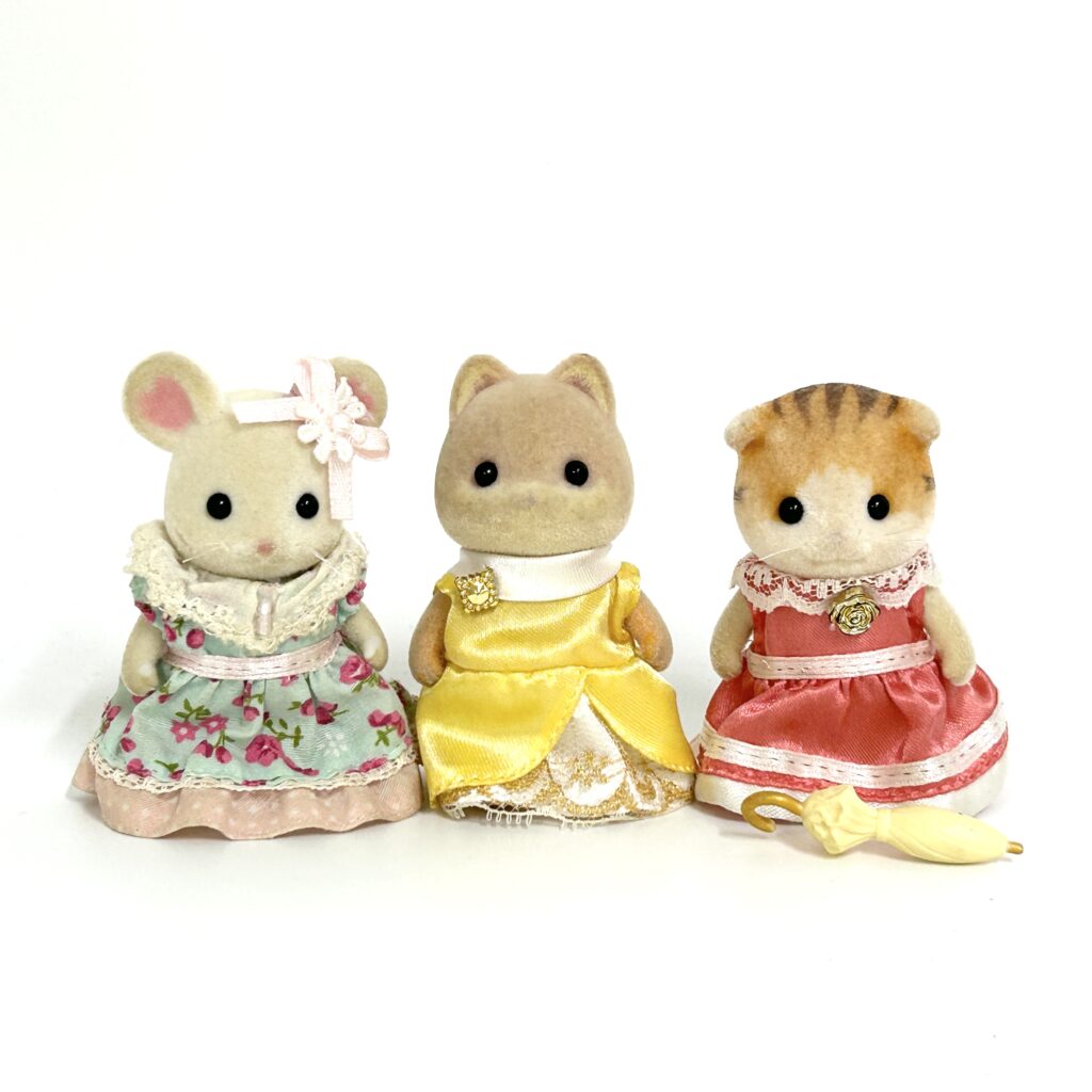 [used] Fan Club Figure Caramel Dog Maple Cat Marshmallow Mouse Sylvanian Families Calico Critters