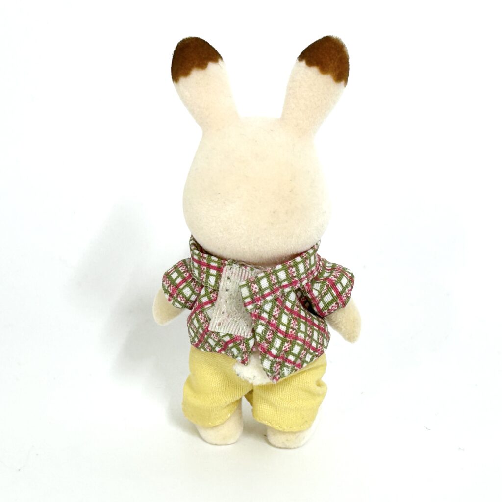 [used] Chocolate Rabbit Boy And Toilet Set DF-09 Sylvanian Families Calico Critters