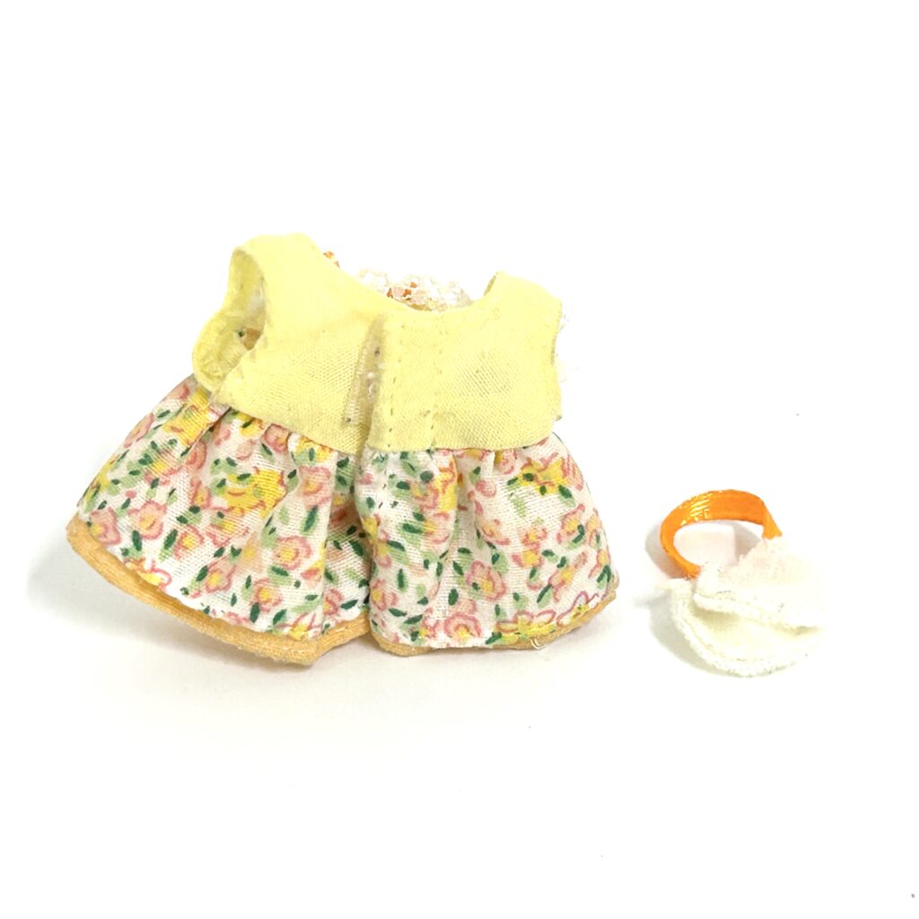 [used] Orange Dress For Girls D-25 Sylvanian Families Calico Critters