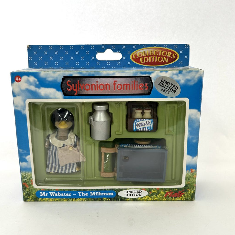 [Used] MR WEBSTER THE MILKMAN 4403 Flair Retired Sylvanian Families