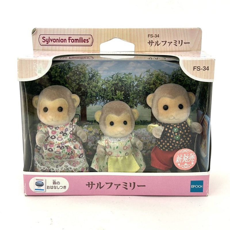 [Used] MONKEY FAMILY FS-34 Epoch Japan 2018 Sylvanian Families