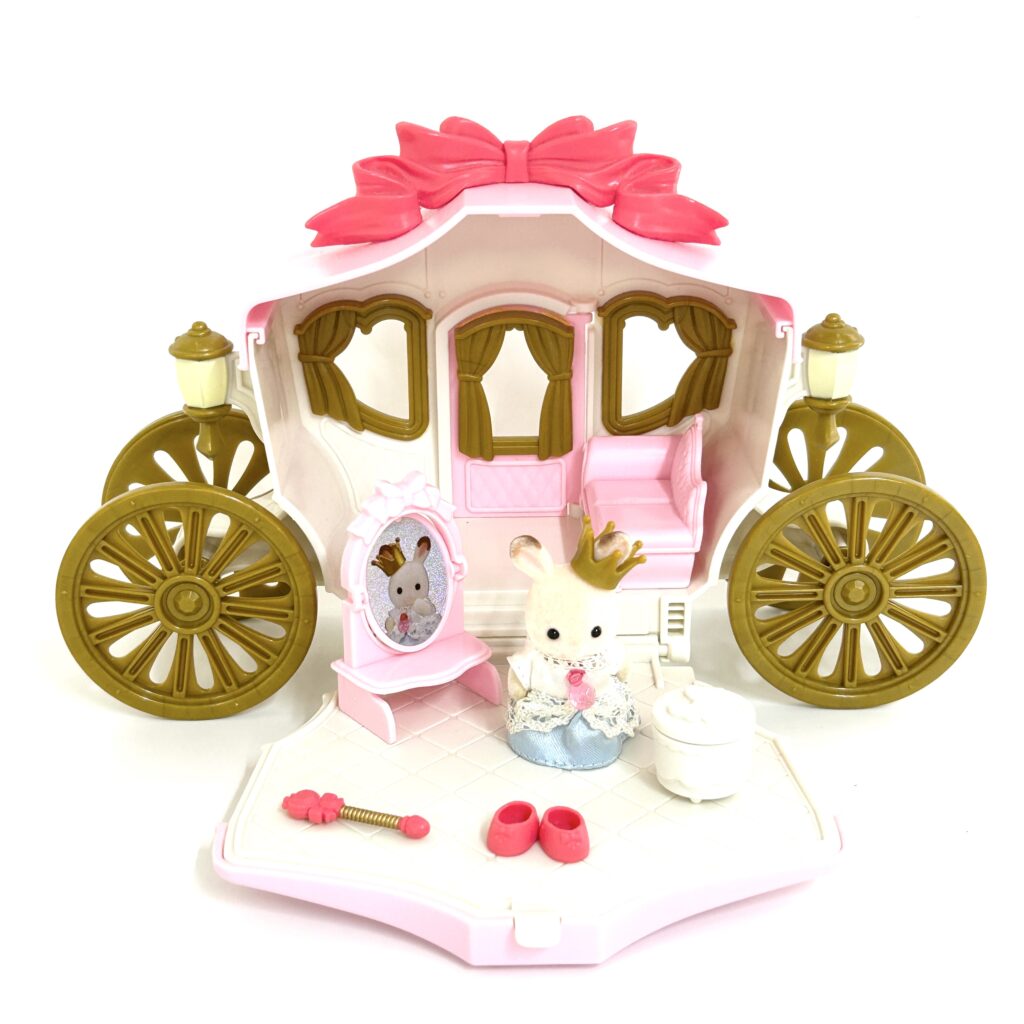 [used] Chocolate Rabbit Baby Fancy Carriage 2020 KO-68 Sylvanian Families Calico Critters