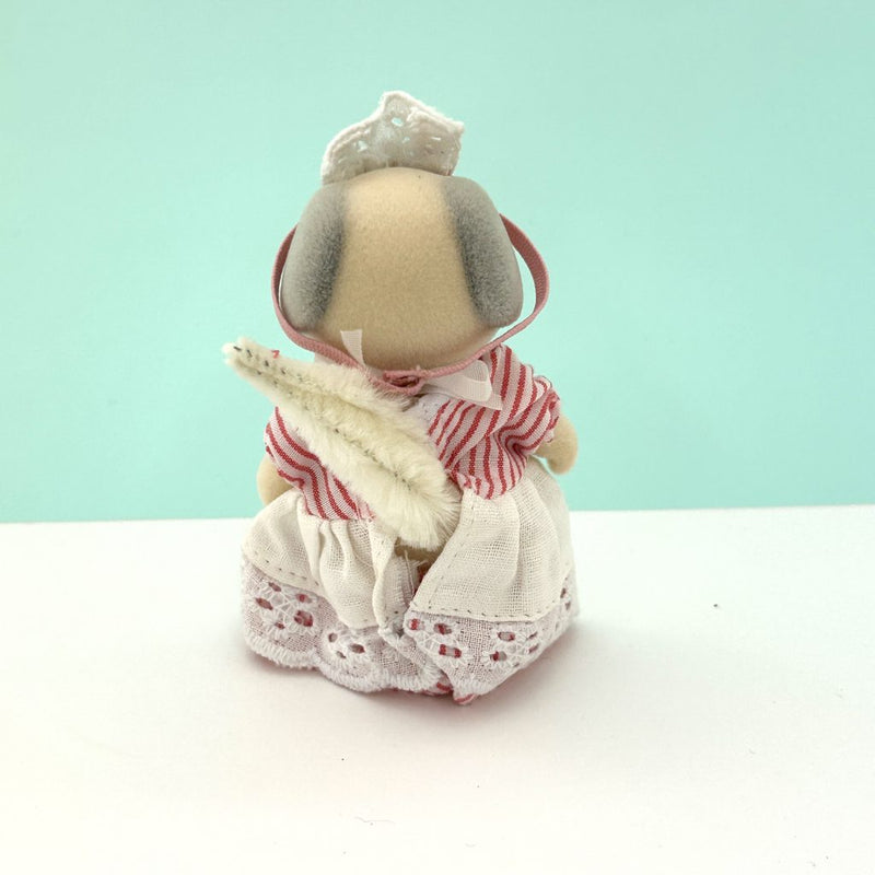 [Used] IVORY DOG MOTHER WAITRESS Japan Sylvanian Families