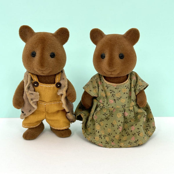 [Used] OAKWOOD SQUIRREL PARENTS Japan Sylvanian Families