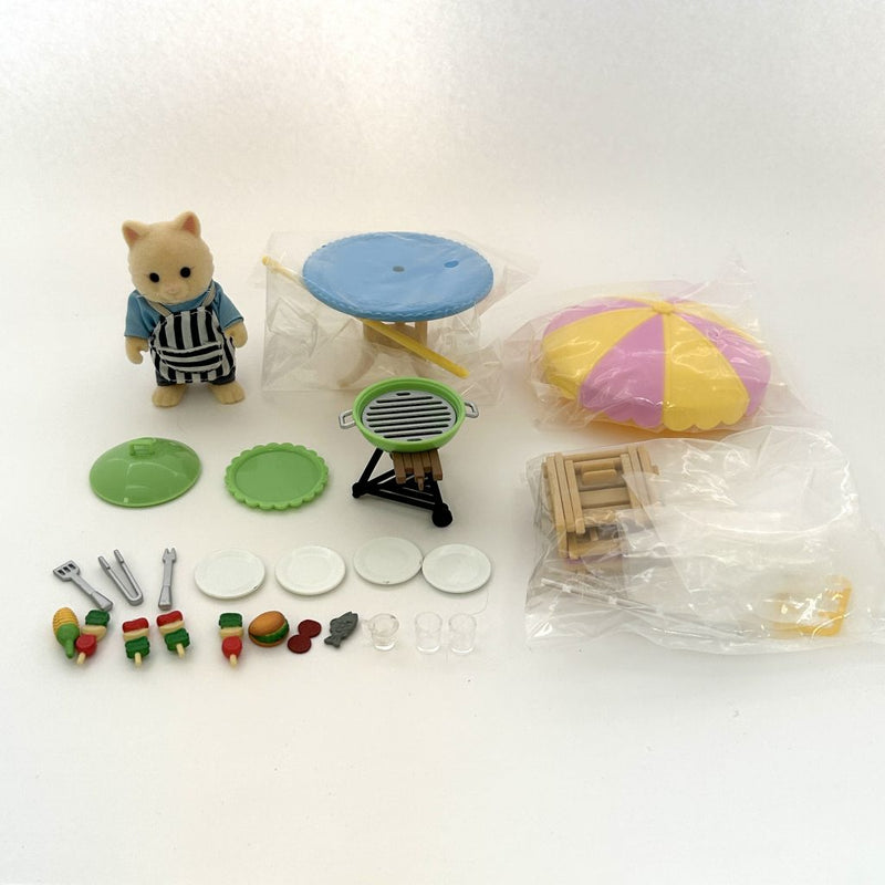 [Used] GARDEN BARBECUE SET UK 4869 Flair Sylvanian Families