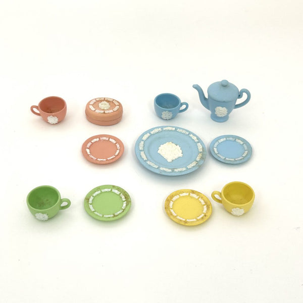 [Used] PASTEL PLATE SET Japan Does not apply