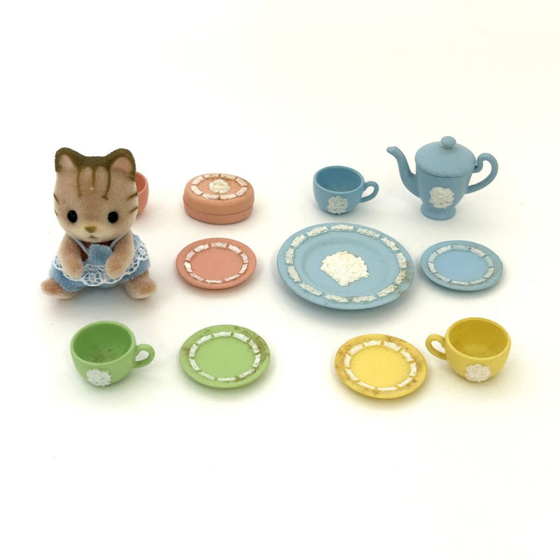 [Used] PASTEL PLATE SET Japan Does not apply