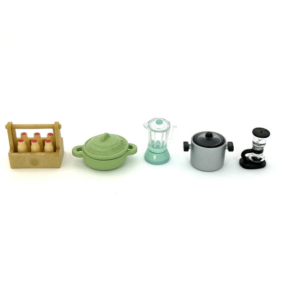 [Used] SMALL PARTS SET FOR KITCHEN Epoch Japan Sylvanian Families