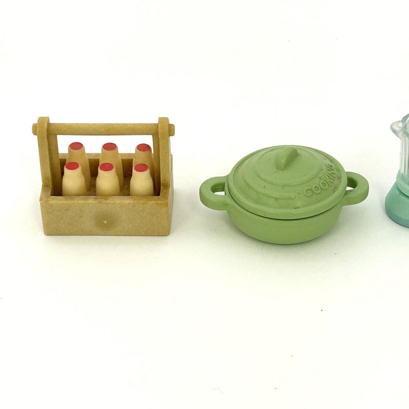 [Used] SMALL PARTS SET FOR KITCHEN Epoch Japan Sylvanian Families