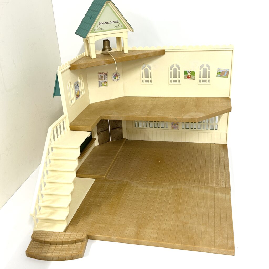 [used] Forest Clock Tower School Gift Set. Sylvanian Families Calico Critters
