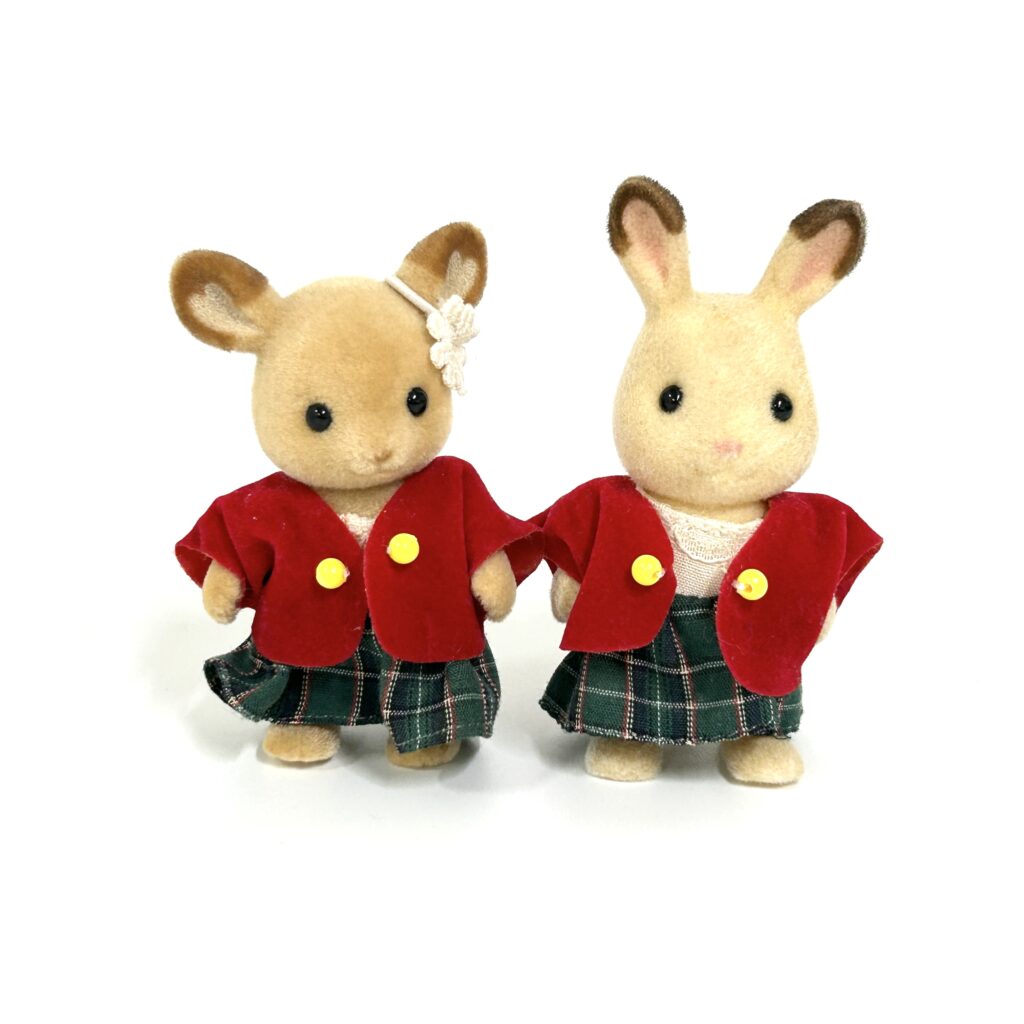 [used] Forest Clock Tower School Gift Set. Sylvanian Families Calico Critters