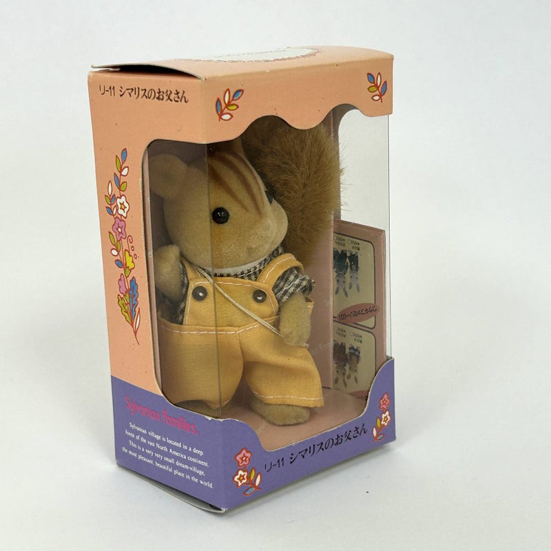 WALNUT SQUIRREL FATHER Epoch Japan RI-11 Sylvanian Families