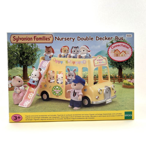 NURSERY DOUBLE DECKER BUS Calico Clitters Epoch  Sylvanian Families