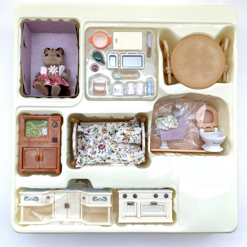 [Used] RECOMMENDED FURNITURE SET FOR BIG TOWN HOUSE Epoch SE-194 Sylvanian Families