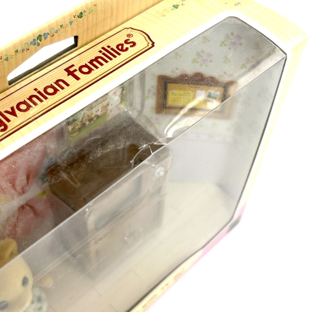 [used] Bear Sister with TV Set 5143 Sylvanian Families Calico Critters