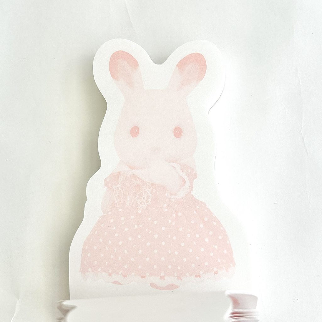 Die-Cut-Memo Chocolate Rabbit Sylvanian Families Calico Critters
