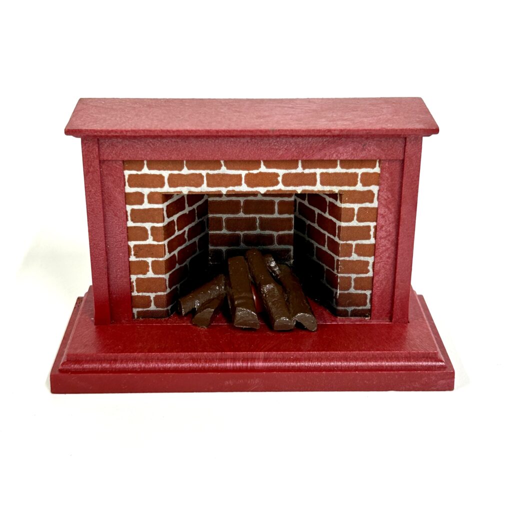 [used] Vintage Fireplace Sylvanian Families Calico Critters