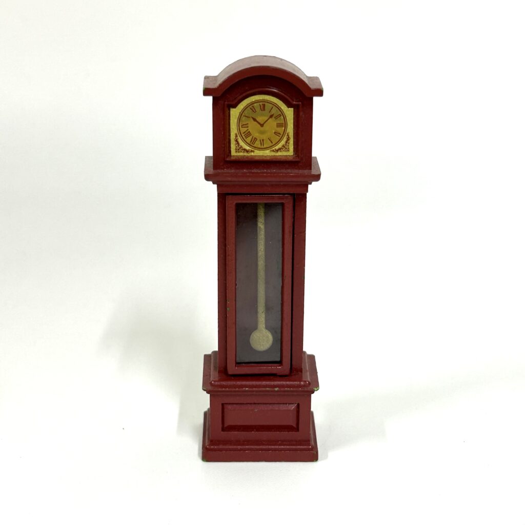 [used] Vintage Grandfather Clock Sylvanian Families Calico Critters