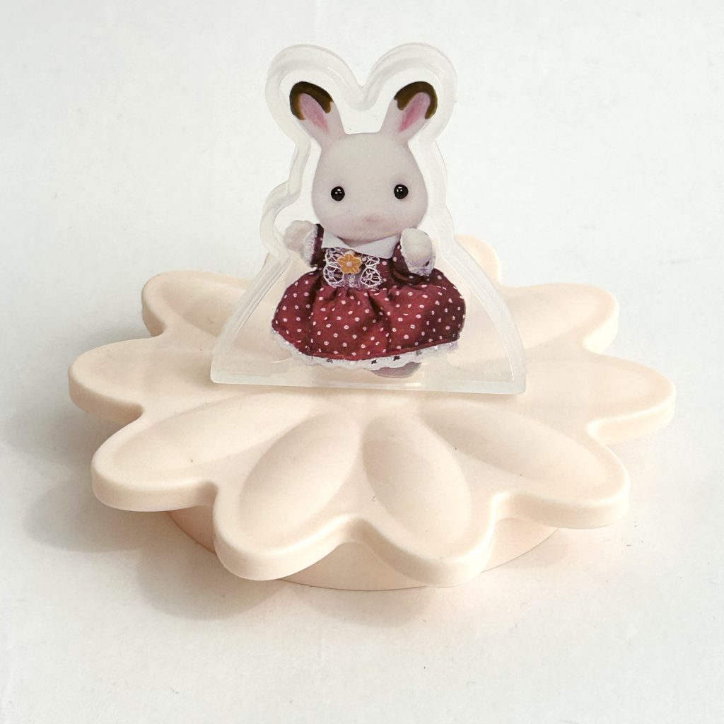 [used] Cup Lid Chocolate Rabbit Sylvanian Families Calico Critters