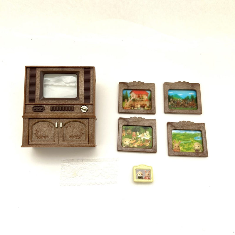 [Used] TELEVISION (TV) SET FOR LIVING ROOM KA-516 Sylvanian Families