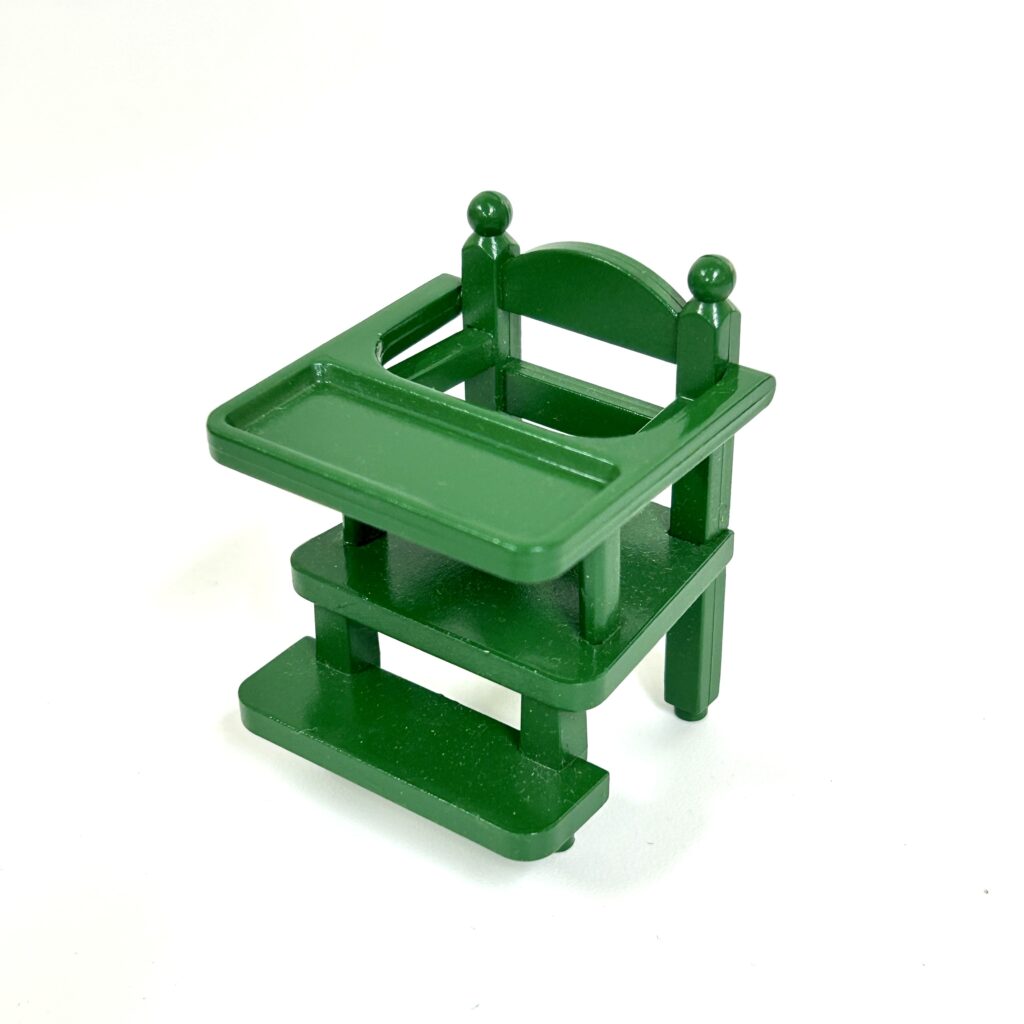 [used] Vintage Green Baby Chair Sylvanian Families Calico Critters