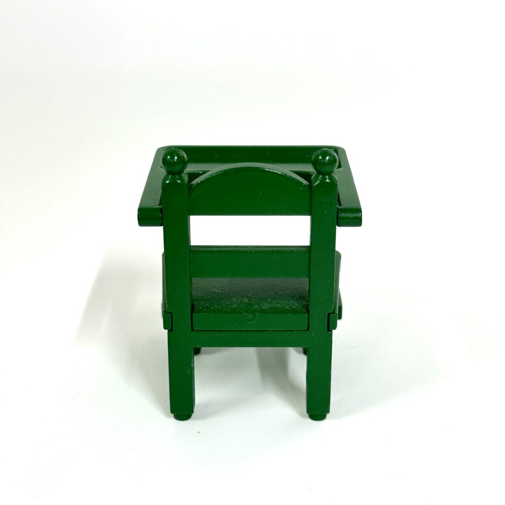 [used] Vintage Green Baby Chair Sylvanian Families Calico Critters