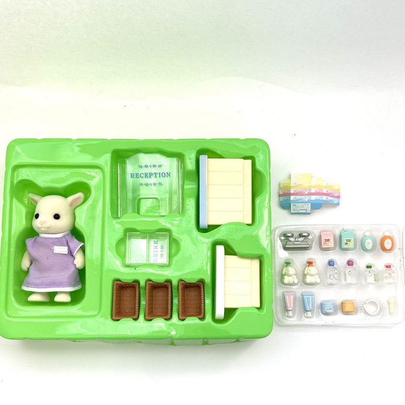 [Used] PHARMACY SET H-16 Japan Sylvanian Families